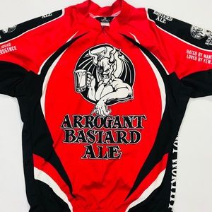 Stone Brewery Arrogant Bastard Cycling Jersey Sz M